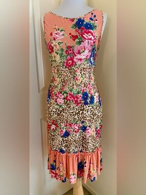 BLUMARINE DRESS MULTICOLOUR SIZE IT46/10-12US